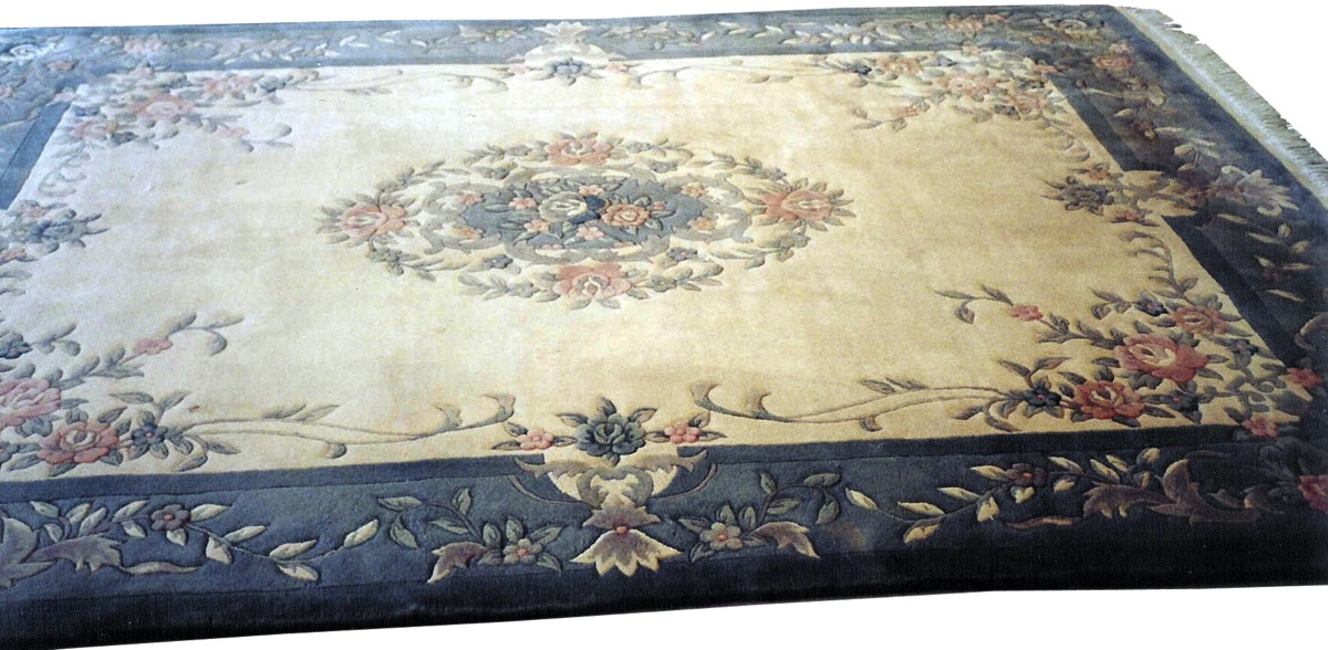 Chinese rug after cleaning